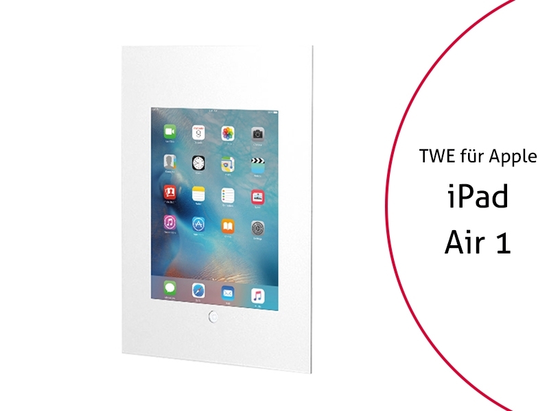 TabLines TWE051W Tablet Wandeinbau für Apple iPad Air 1 HB