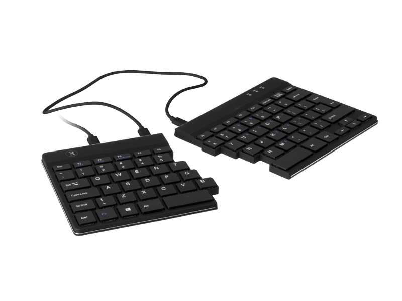 R-Go Split ergonomische Tastatur AZERTY (BE) RGOSP-BEWIBL, schwarz