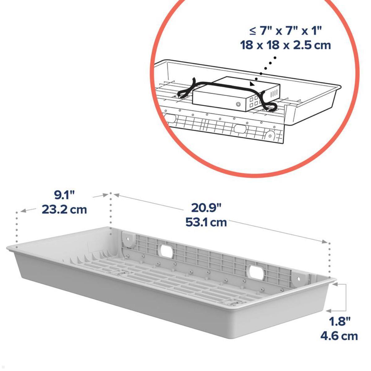 Ergotron CareFit Zubehör PC Halterung für Combo System / Arm (98-548-251), CPU Abmessungen