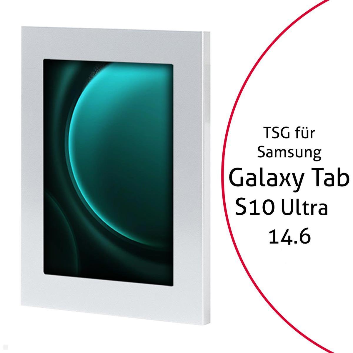 TabLines TSG108S Schutzgehäuse für Samsung Tab S10 Ultra 14.6, silber