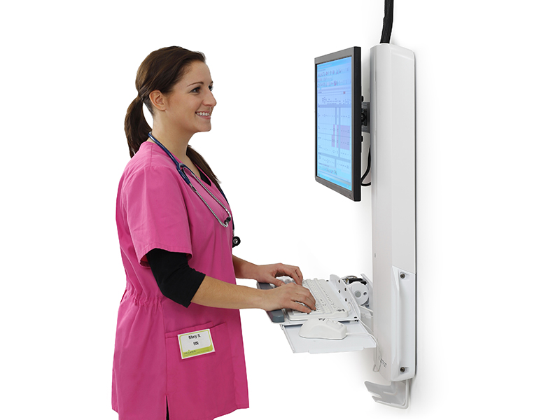 Ergotron StyleView Sitz-Steh Vertical Lift, weiß (61-081-062) Ergonomie