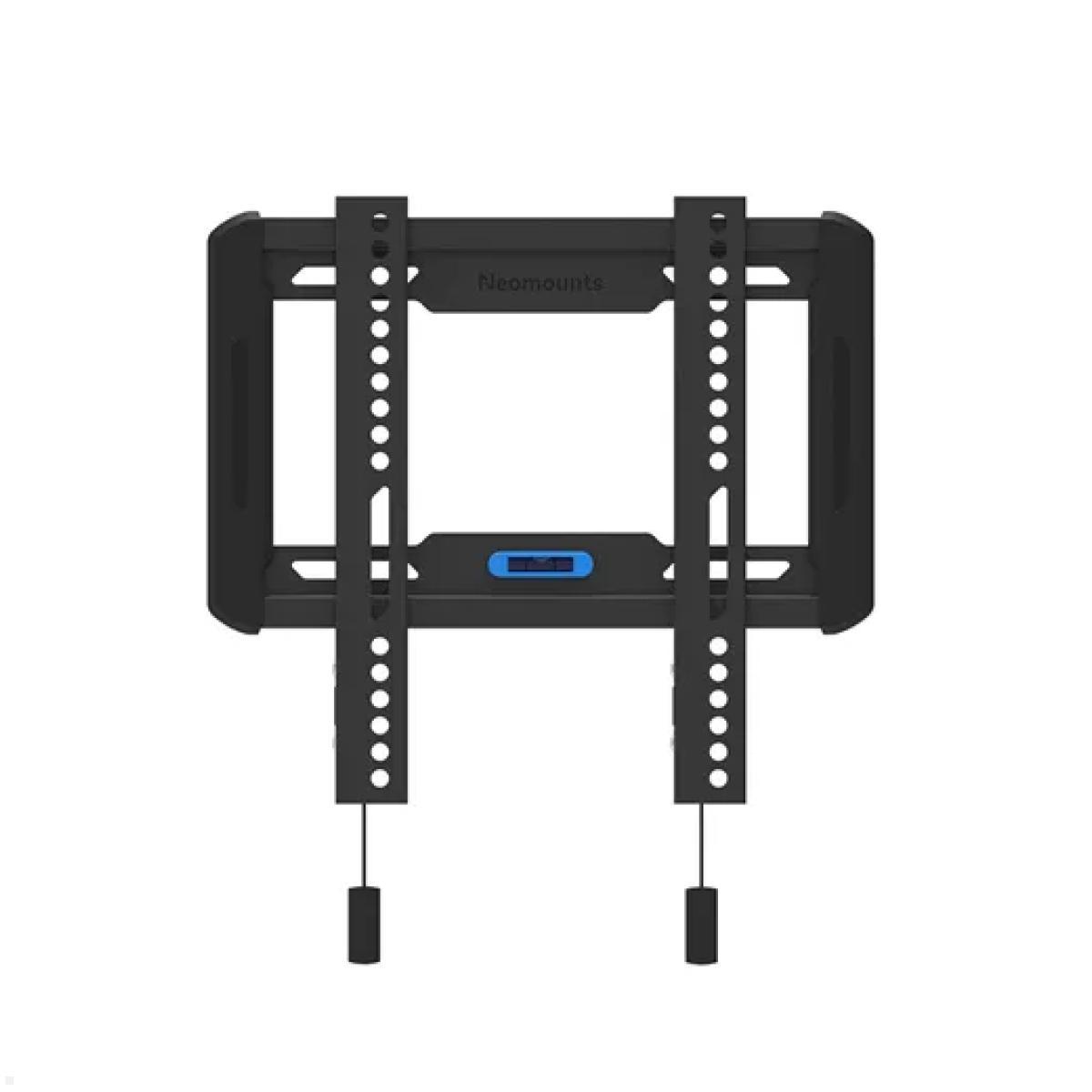 Flache TV Wandhalterung, Neomounts WL30-550BL12, schwarz, Vorderansicht