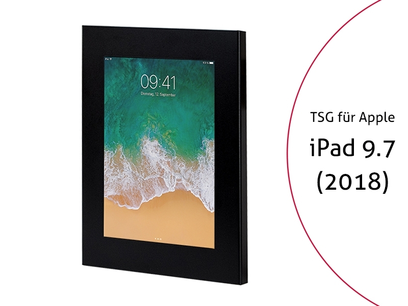 TabLines TSG054B Tablet Schutzgehäuse für Apple iPad 9.7 (2018), schwarz