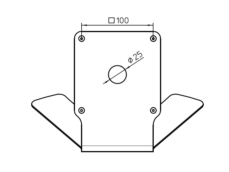 Novus POS TabletSafe Tischhalter front