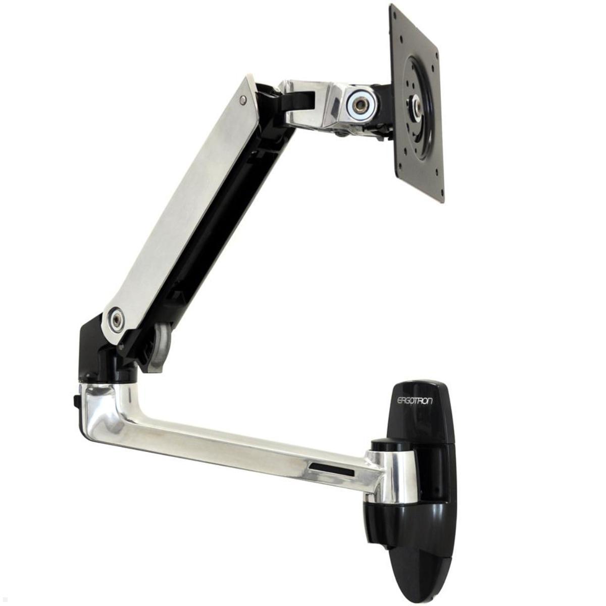 Ergotron LX Arm Monitorhalterung für Rohre / Säulen 51-55 mm, silber, schwenkbar