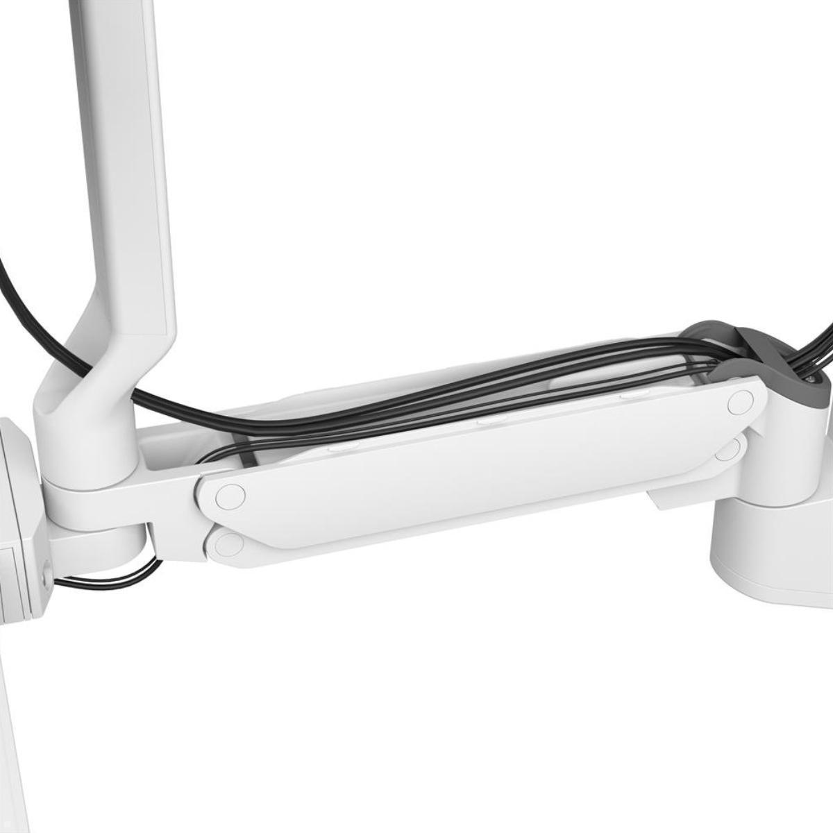 Ergotron CareFit Combo Arm Wandarbeitsplatz mit Arbeitsfläche (45-622-251), Kabelführung