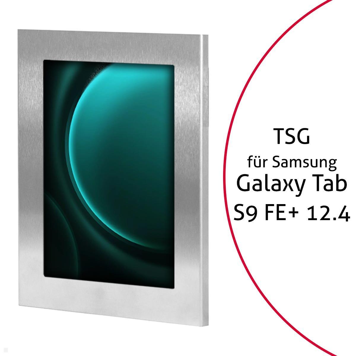 TabLines TSG097E Tablet Schutzgehäuse für Samsung Tab S9 FE+ 12.4, Edelstahl