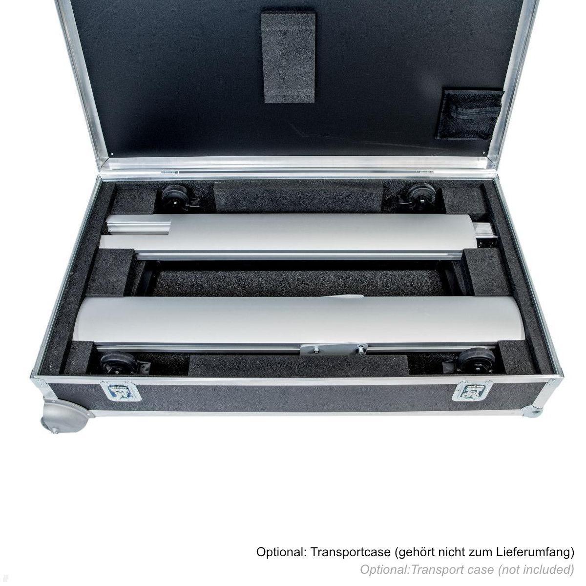 SMS Messekit Monitorständer Icon FM T 1800 (2-teilig) ohne Transportcase, optional Transportcase (gehört nicht zum Liefreumfang)