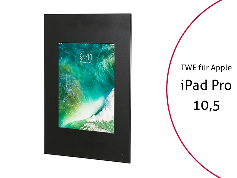 TabLines TWE057B Tablet Wandeinbau für Apple iPad Pro 10,5Zoll