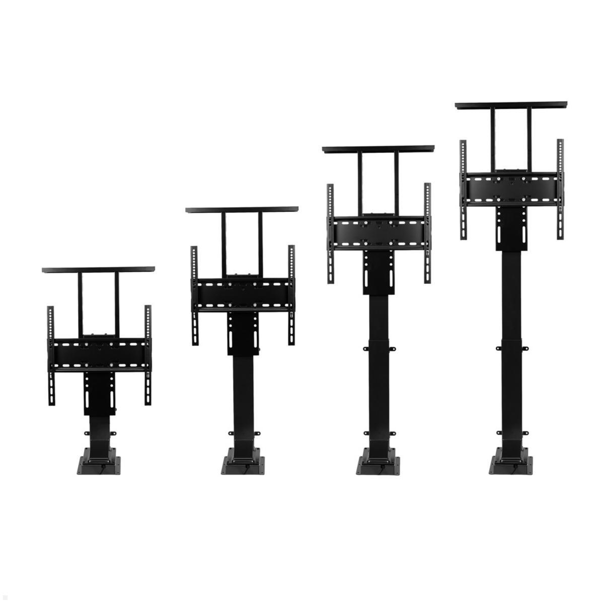 MonLines MLS032B Einbau TV Lift bis 80 Zoll, 1050 mm Hub, Höhenverstellbar