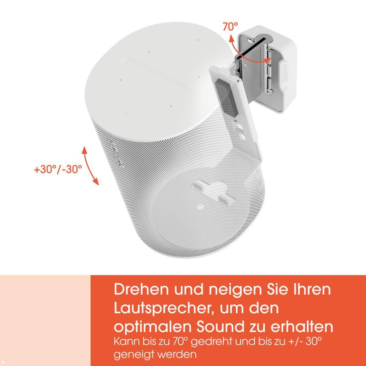 Vogels SWM 4111W Lautsprecher Wandhalterung für Sonos Era 100, weiß, neigbar / schwenkbar