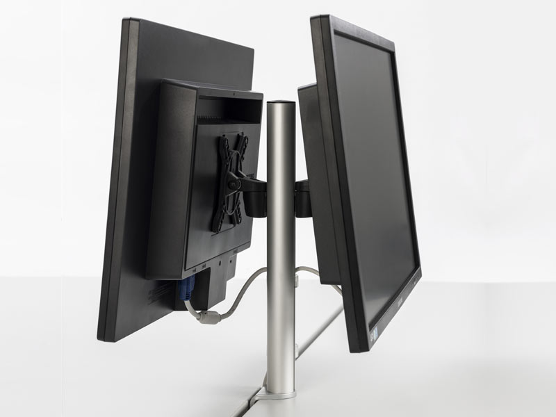 Novus MY twin fix S Dual-Monitorhalter mit Systemschiene (910+1169+000)