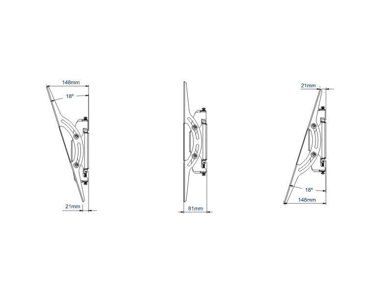 B-Tech BT8431 TV Wandhalterung Neigefunktion