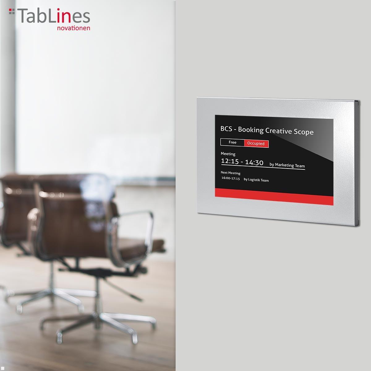 TabLines TSG102S Tablet Schutzgehäuse für Apple iPad Pro 11.0 (M4), silber Room Manager