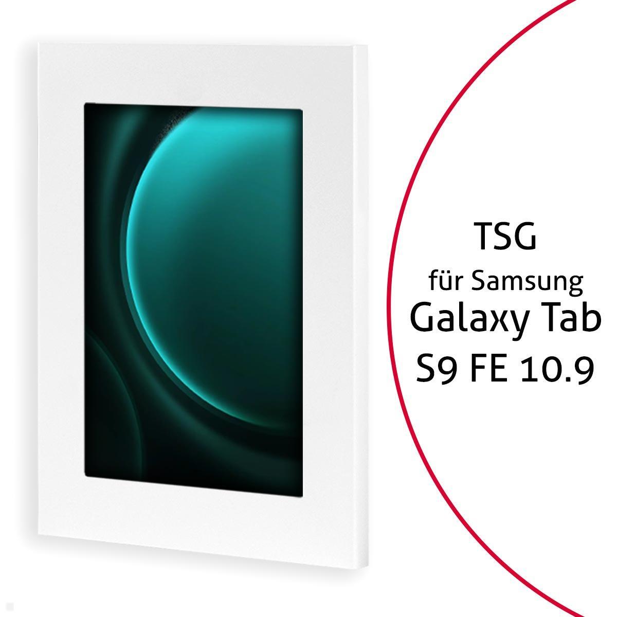 TabLines TSG096W Tablet Schutzgehäuse für Samsung Tab S9 FE 10.9, weiß