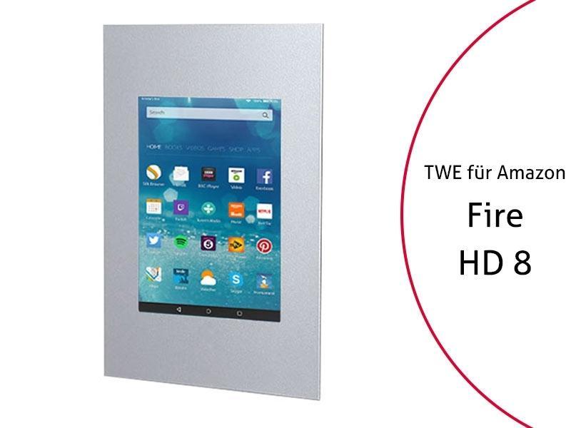 TabLines TWE060S Tablet Wandeinbau für Amazon fire HD 8 (2017), silber