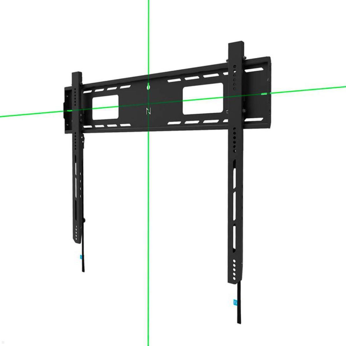 Neomounts Level WL30-750BL18 flacher Schwerlast TV Wandhalter 43 - 98 Zoll, 125 kg, schwarz Achsen