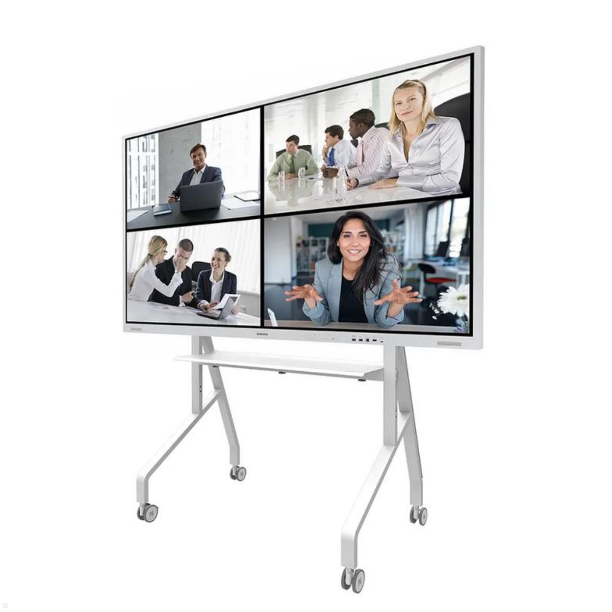 Neomounts FL50-525WH1 mobiler TV Bodenständer von 55 bis 86 Zoll, weiß Anwendung Conferencing