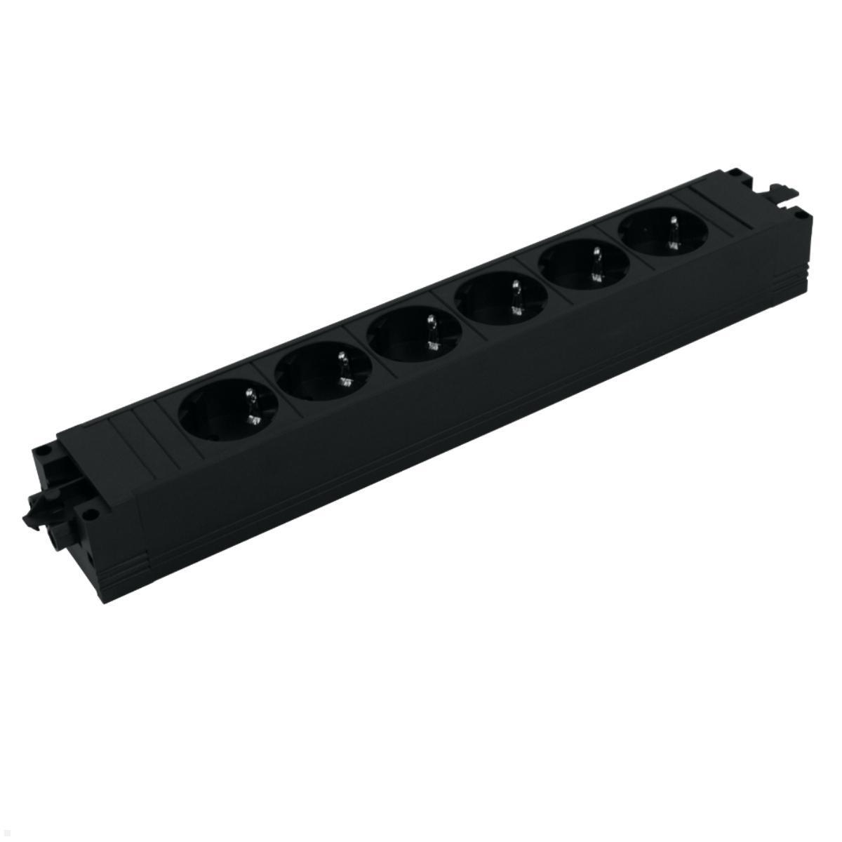 Bachmann STEP BASE 6-fach Steckdosenleiste mit GST18 (906.12640)