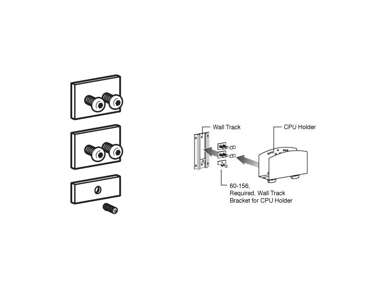 Ergotron Befestigungssatz für PC Halter (60-156)