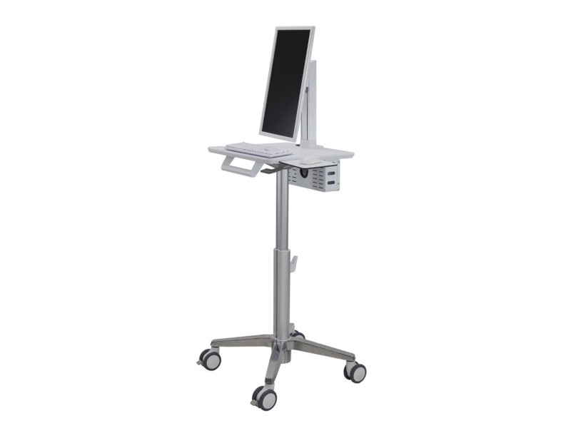 Ergotron StyleView SV10 Fahrwagen mit Monitorhalterung neigbar (SV10-1300-0) Monitor Hochformat