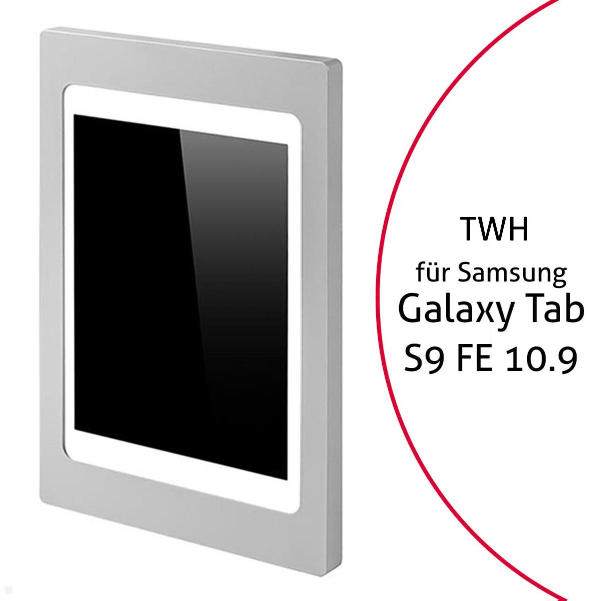 TabLines TWH052S Tablet Wandhalterung für Samsung Tab S9 FE 10.9, silber