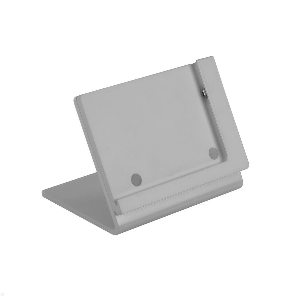 TabLines TTP005S Tabletständer Tisch Plug für iPad 10.9 (10. Gen.), silber