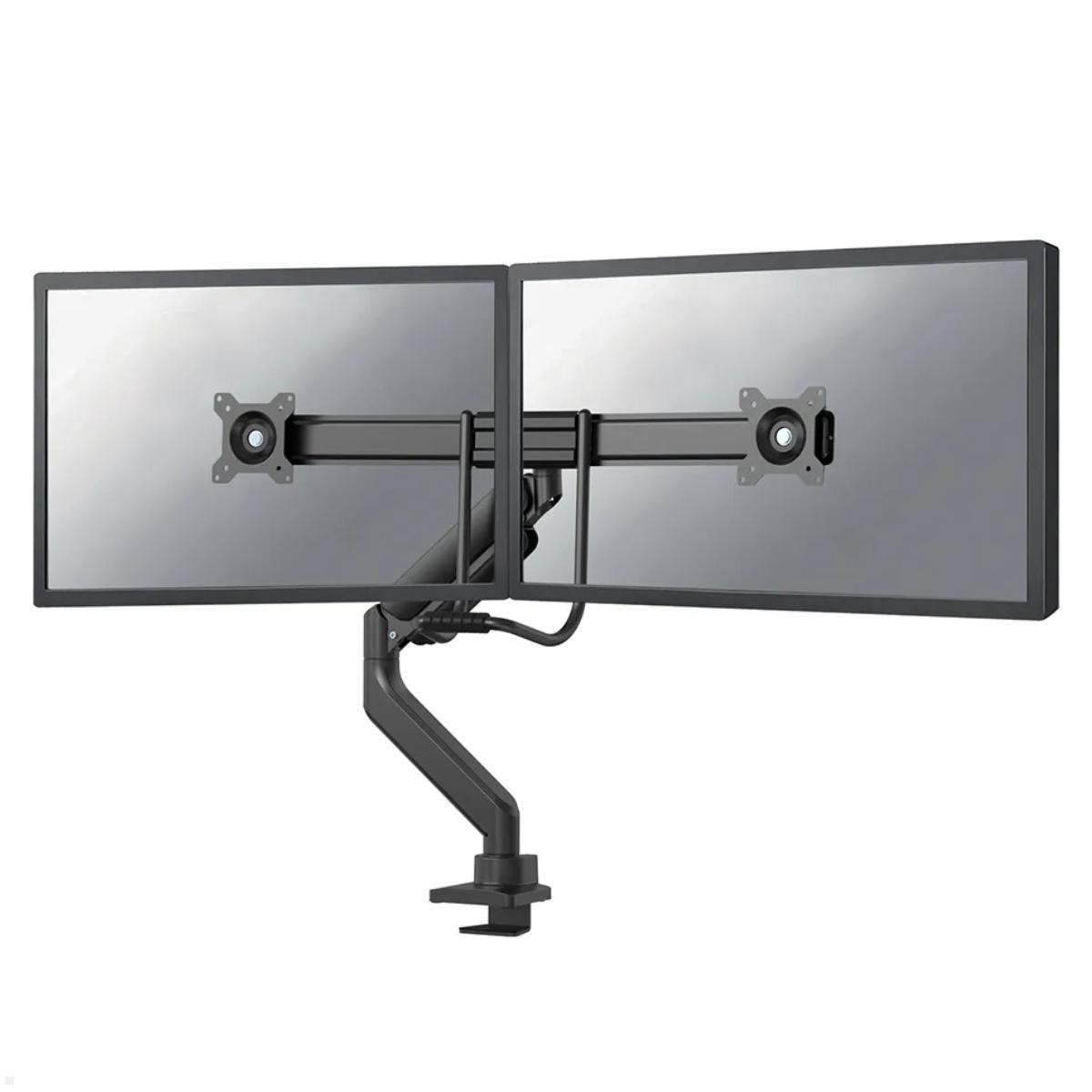 Neomounts DS75-450BL2 Monitorhalter für 2 Monitore nebeneinander bis 32 Zoll, schwarz