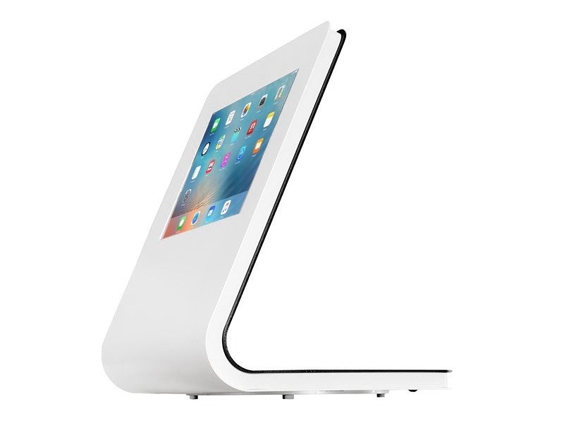 TabLines TTS005 Design Tablet Stand drehbar Apple iPad Air 1 seitliche Ansicht