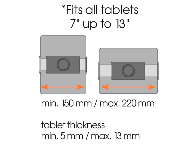 Vogels TMS 1030 Universal Ipad Wandhalterung mit Schwenkarm