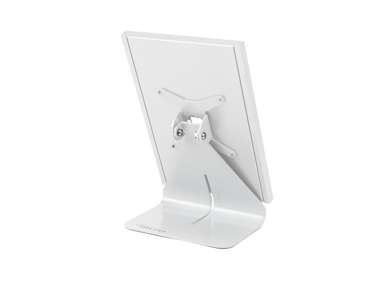 TabLines TTS011W Tablet Tischständer neigbar - weiß Rückseite