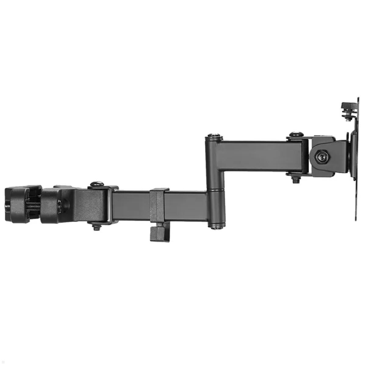 Neomounts FL40-450BL11 Monitor Rohrhalterung 3 Drehpunkte 17-32 Zoll, Seitenansicht