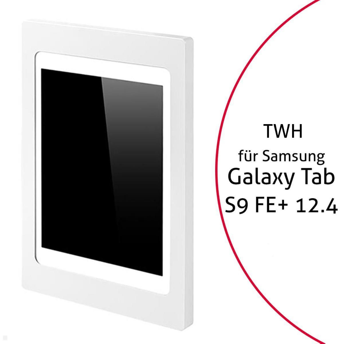 TabLines TWH053W Tablet Wandhalterung für Samsung Tab S9 FE+ 12.4, weiß