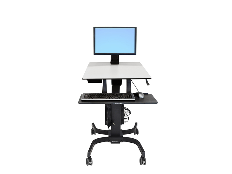 Ergotron WorkFit-C Steh-Sitz-Arbeitsplatz, Single Monitor LD (24-215-085)