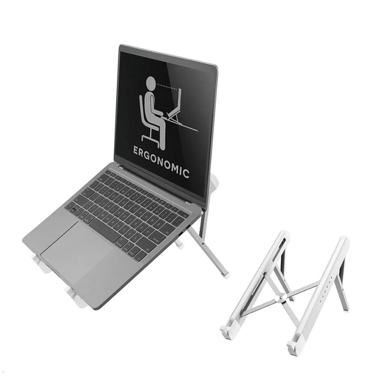 Neomounts NSLS010 Tablet / Laptop Ständer klappbar, silber Ergonomie