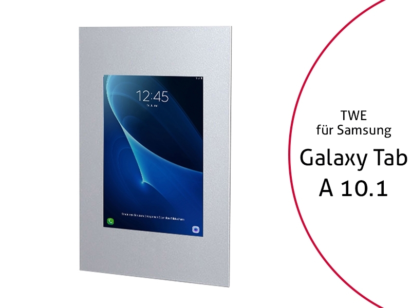 TabLines TWE047S Tablet Wandeinbau Samsung Tab A 10.1 silber