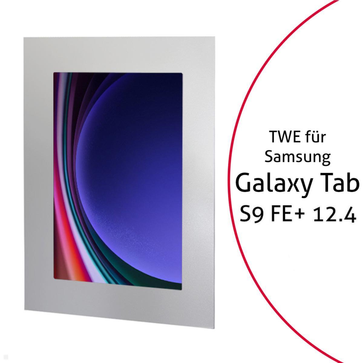 TabLines TWE122S Tablet Wandeinbau für Samsung Tab S9 FE+ 12.4, silber