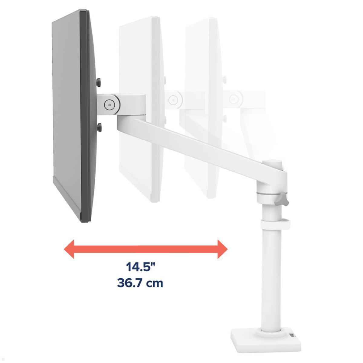 Ergotron NX Monitor Tischhalterung bis 8kg 34 Zoll (45-669-216), Monitorarm ausziehbar 