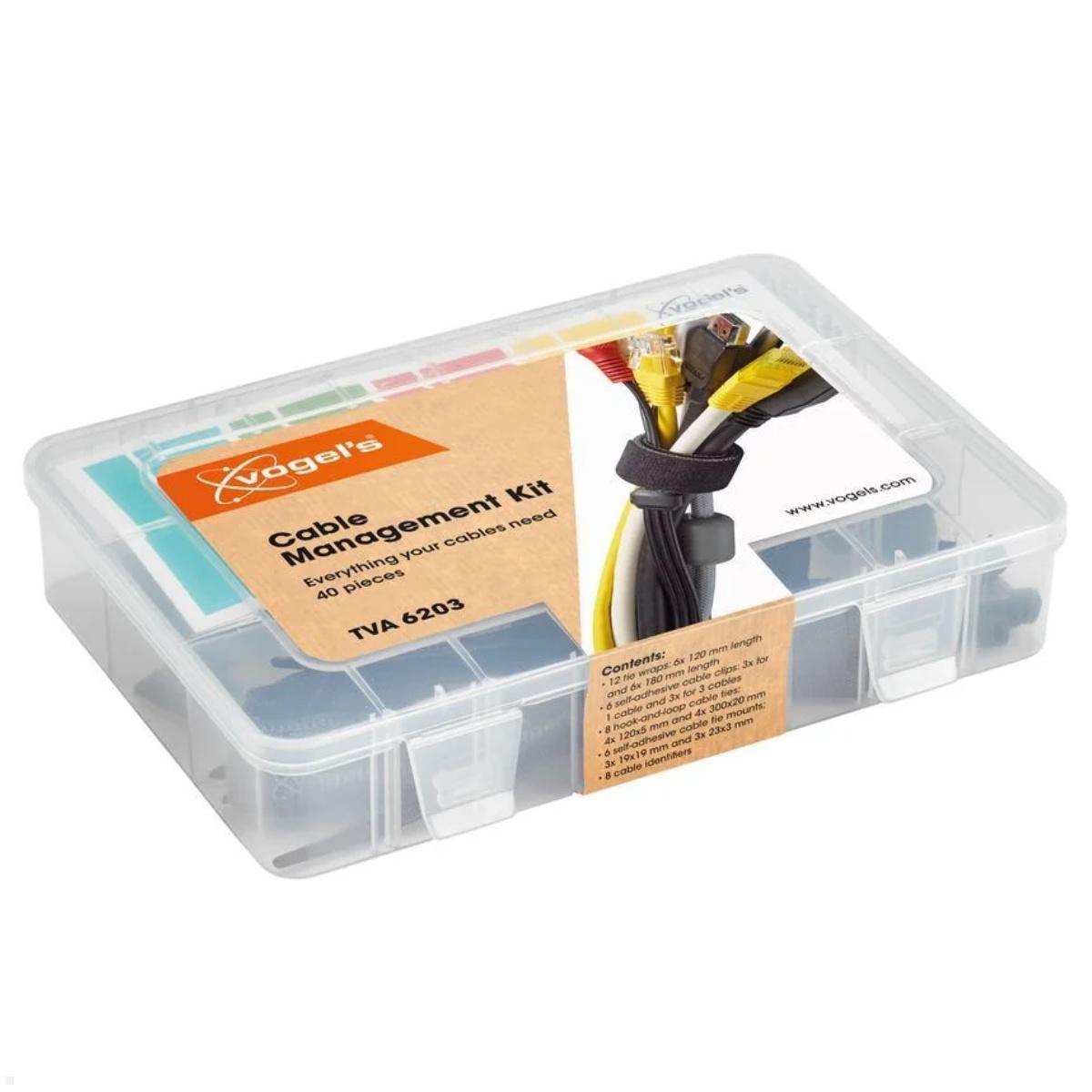 Kabelmanagement Set, Vogels COMFORT TVA 6203, Box geschlossen