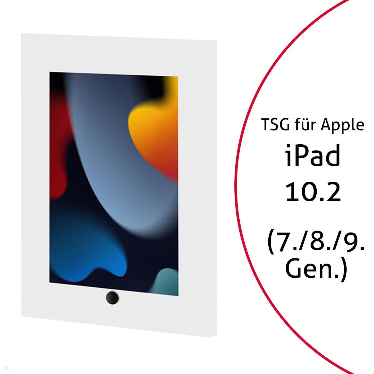 TabLines TSG068W Tablet Schutzgehäuse für Apple iPad 10.2 (7./8./9. Gen.), HB, weiß