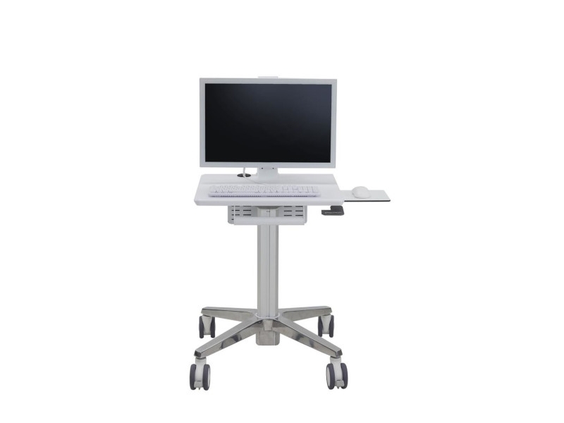 Ergotron StyleView SV10 Fahrwagen mit Monitorhalterung neigbar (SV10-1300-0) Monitor Querformat