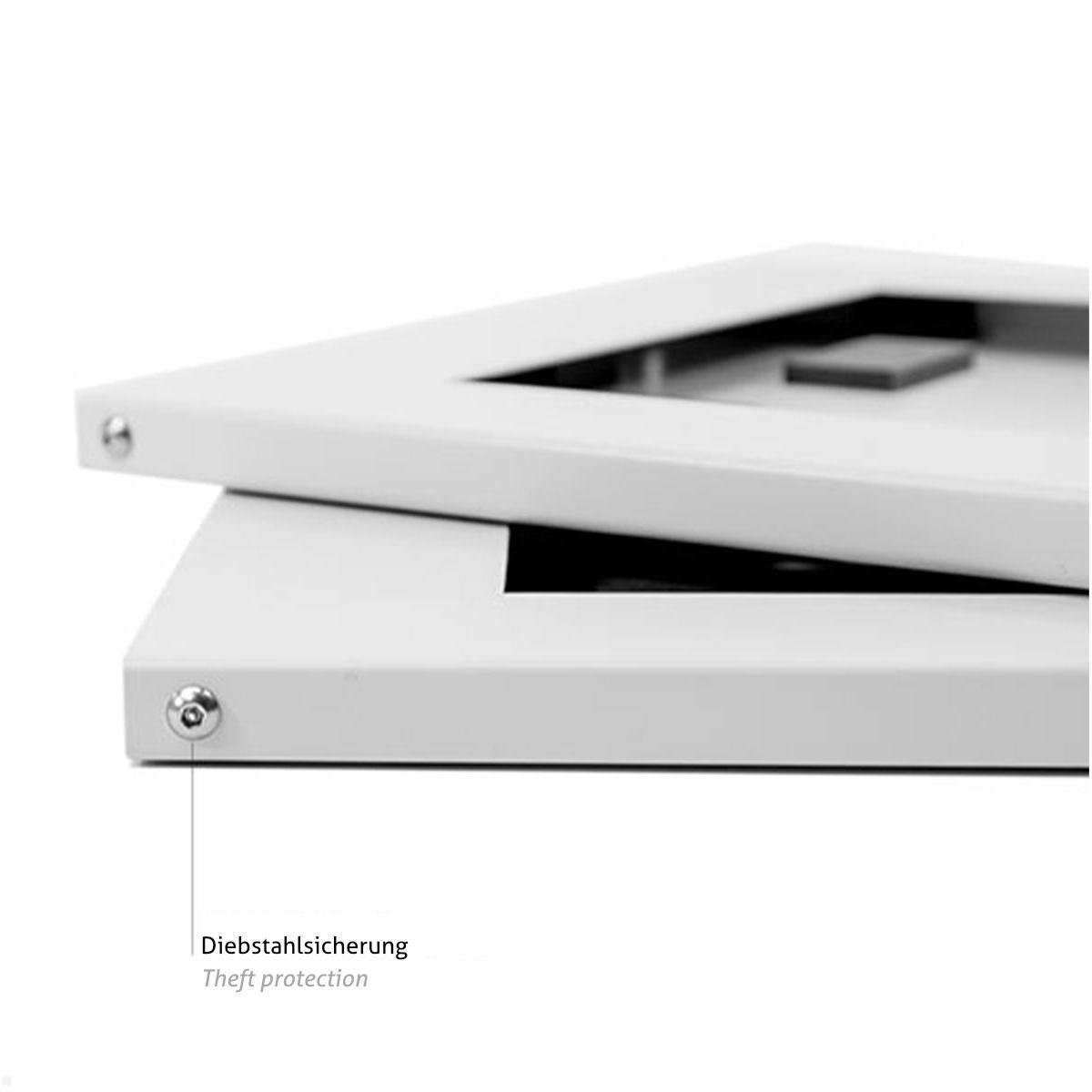 TabLines TSG101E Tablet Schutzgehäuse für Apple iPad Air 13.0 (M2), Edelstahl Diebstahlschutz