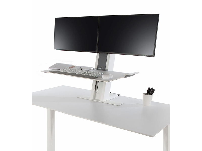 Humanscale QuickStand QSBC30 Monitorständer für 2 Monitore, schwarz  