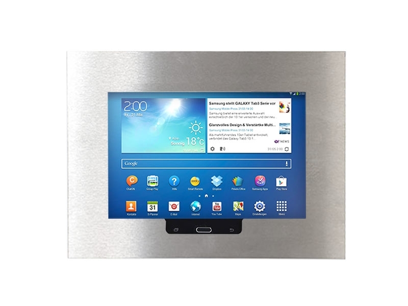 TabLines TWE005E Tablet Wandeinbau für Samsung Tab 3 10.1 mit Homebutton