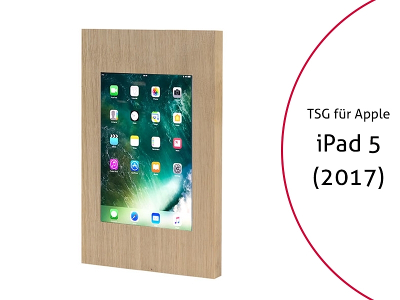 TabLines TSG041O Tablet Schutzgehäuse für Apple iPad 5 (2017), Eiche