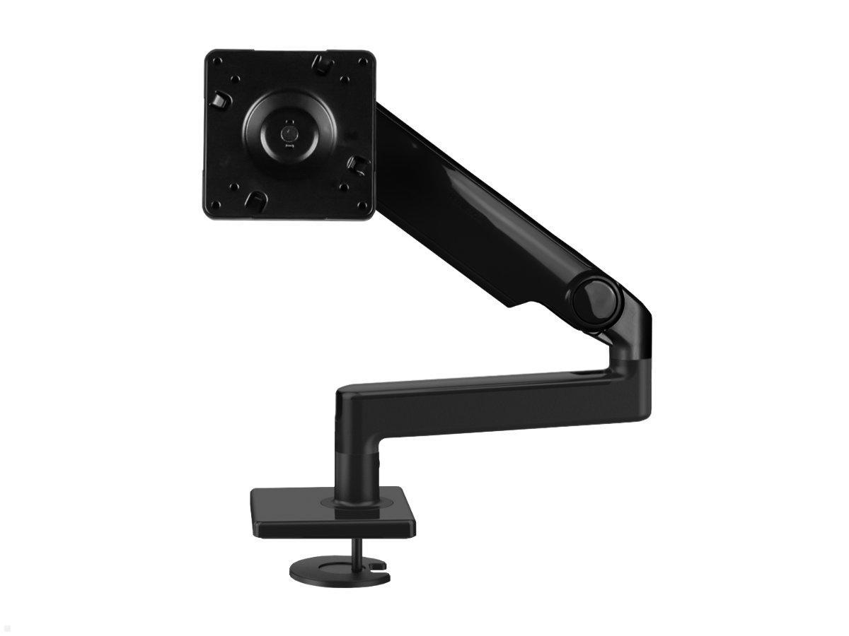 Humanscale M2.1 Monitor Durchtisch Monitorhalter, schwarz, Vorderansicht