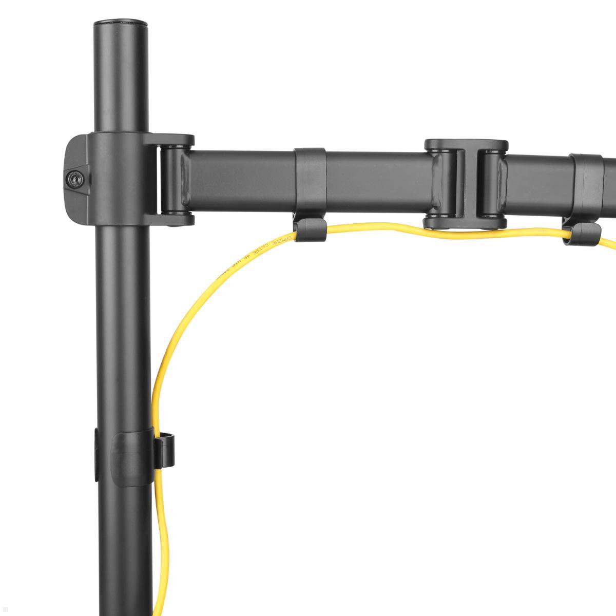 Neomounts Select NM-D135 Monitor Tischhalterung, Kabelmanagement