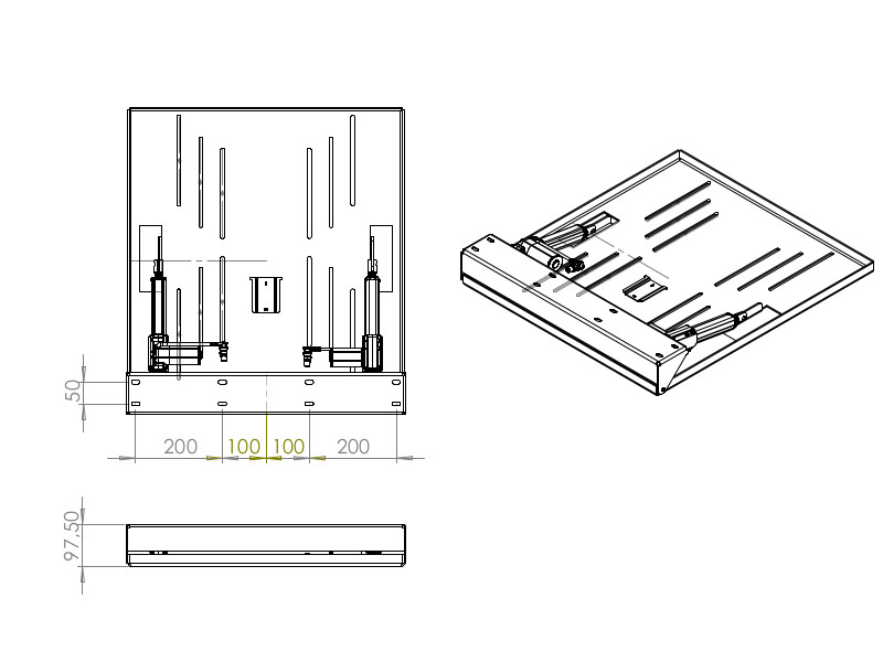 MonLines 05450568 mMotion Flip XL Maße back