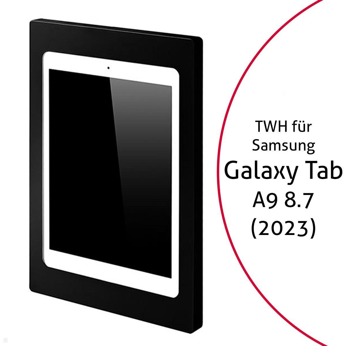 TabLines TWH054B Tablet Wandhalterung für Samsung Tab A9 8.7, schwarz