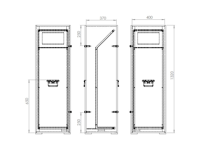 TabLines TPK003 Transportkiste für TBS Design 12,9 Zoll Tablets Maße